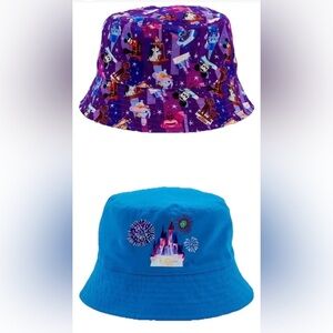 Disney Parks Joey Chou Adult Reversible 2 in 1 Bucket Hat Mickey, Dumbo & Others